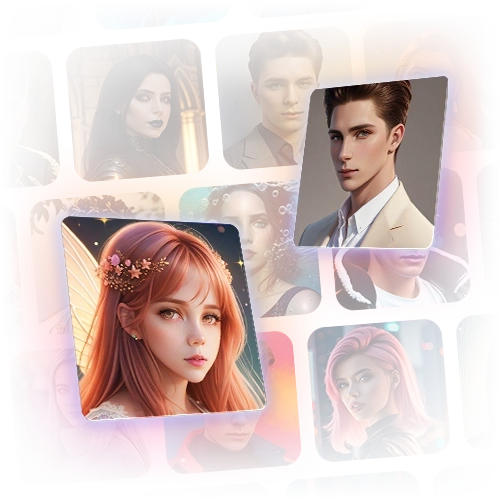 Collage of photos being edited