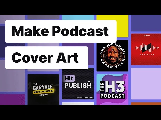 Podcast cover art collage