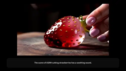 AI generated scene of a cutting strawberries